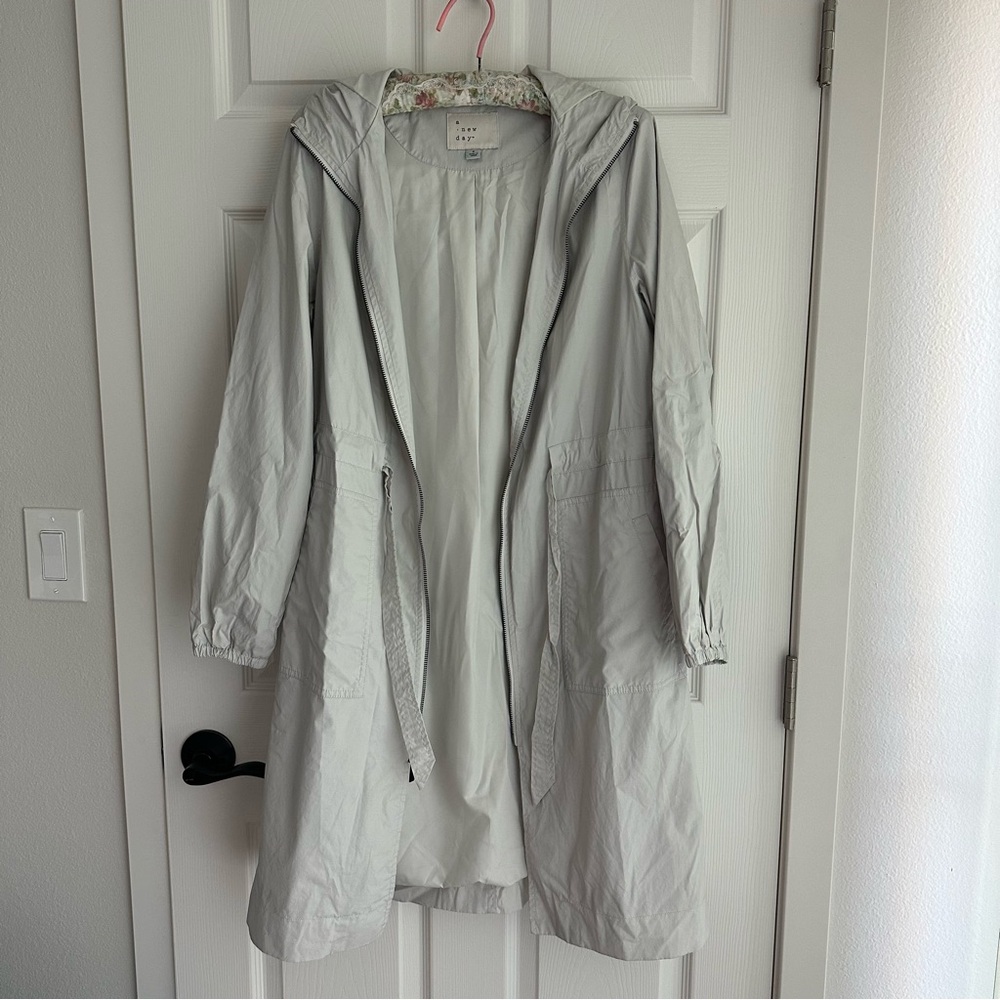 Light Grey Trench Coat